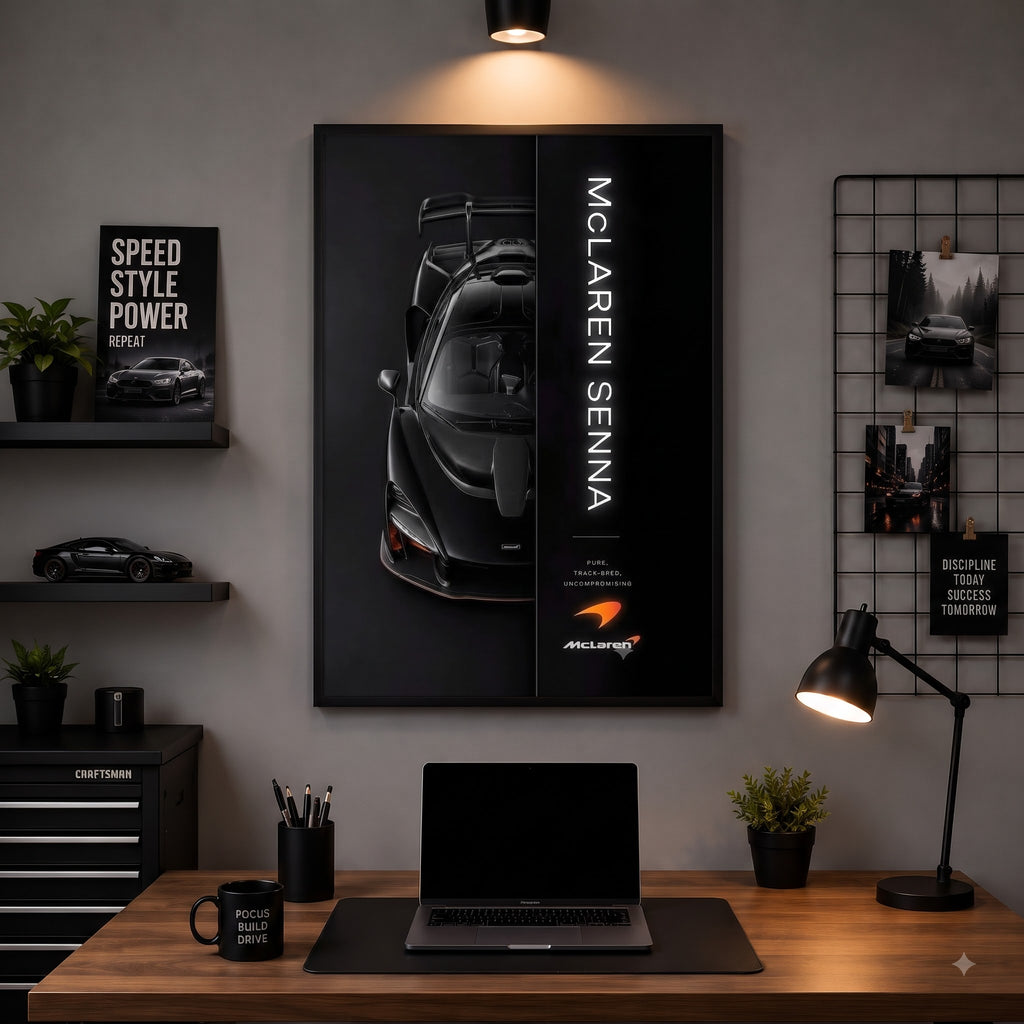 McLaren Senna — Pure Track-Bred Performance Wall Frame