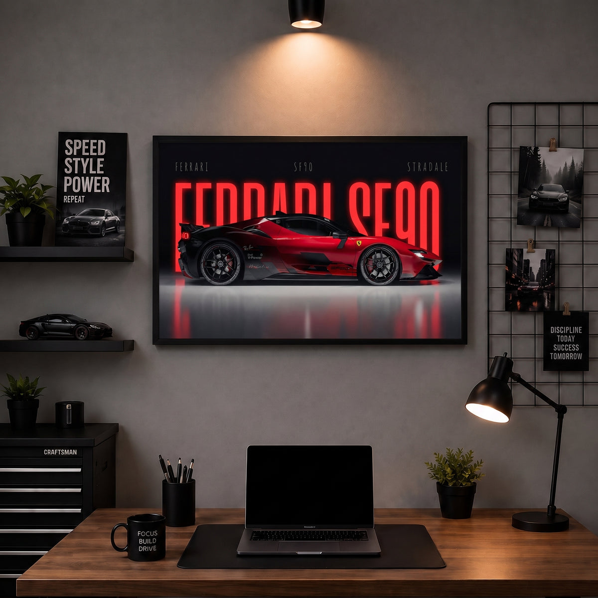 Ferrari SF90 Triptych