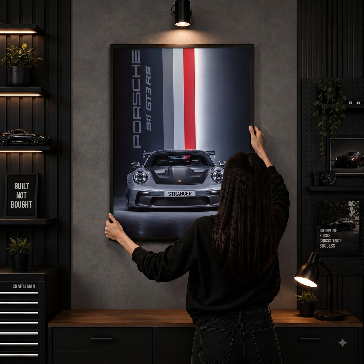 Porsche 911 GT3 RS — Track-Bred Legend Wall Frame