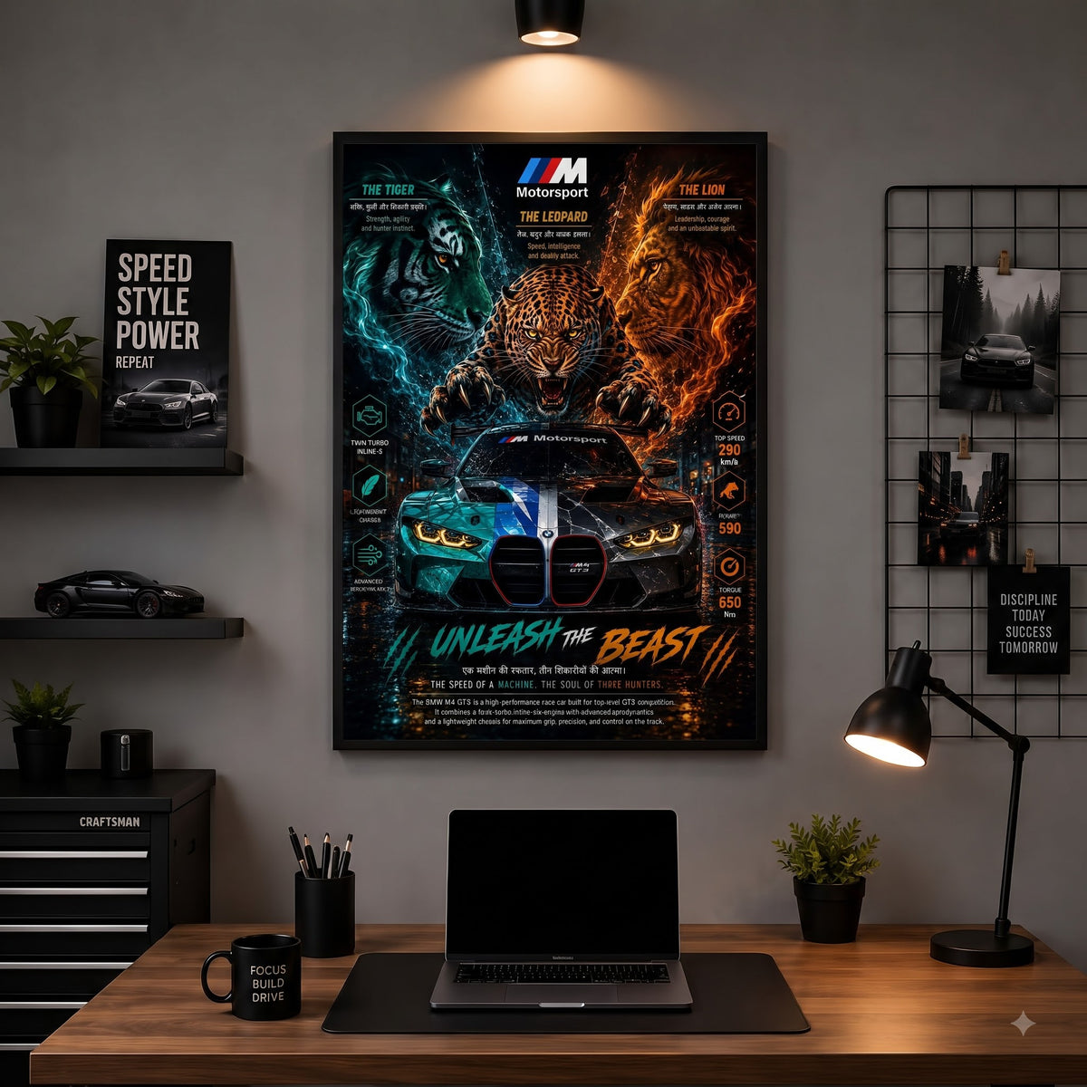 BMW M Motorsport Beast Wall Frame