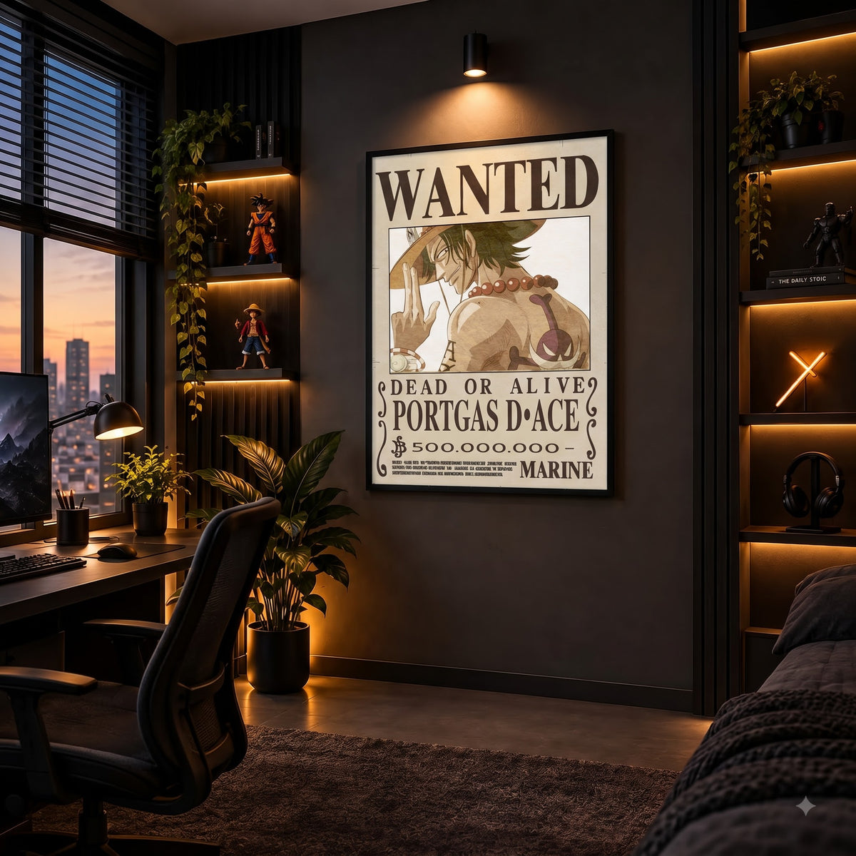 Ace Wanted – Premium Wall Frame