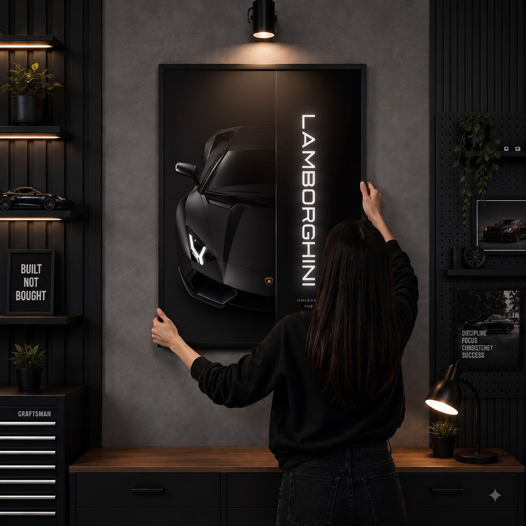 Lamborghini Huracán — Unleash the Beast Wall Frame