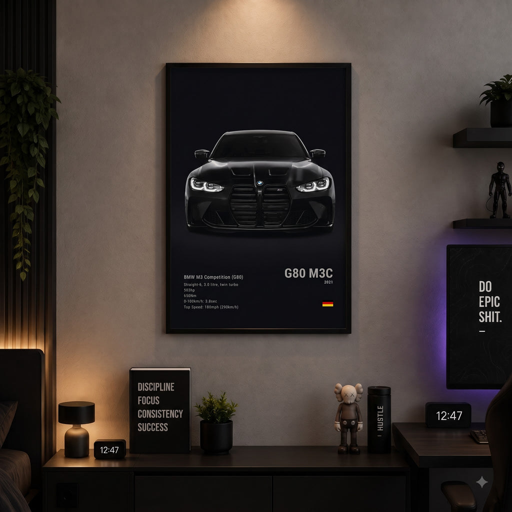 BMW M3 G80 Twin-Turbo Wall Frame