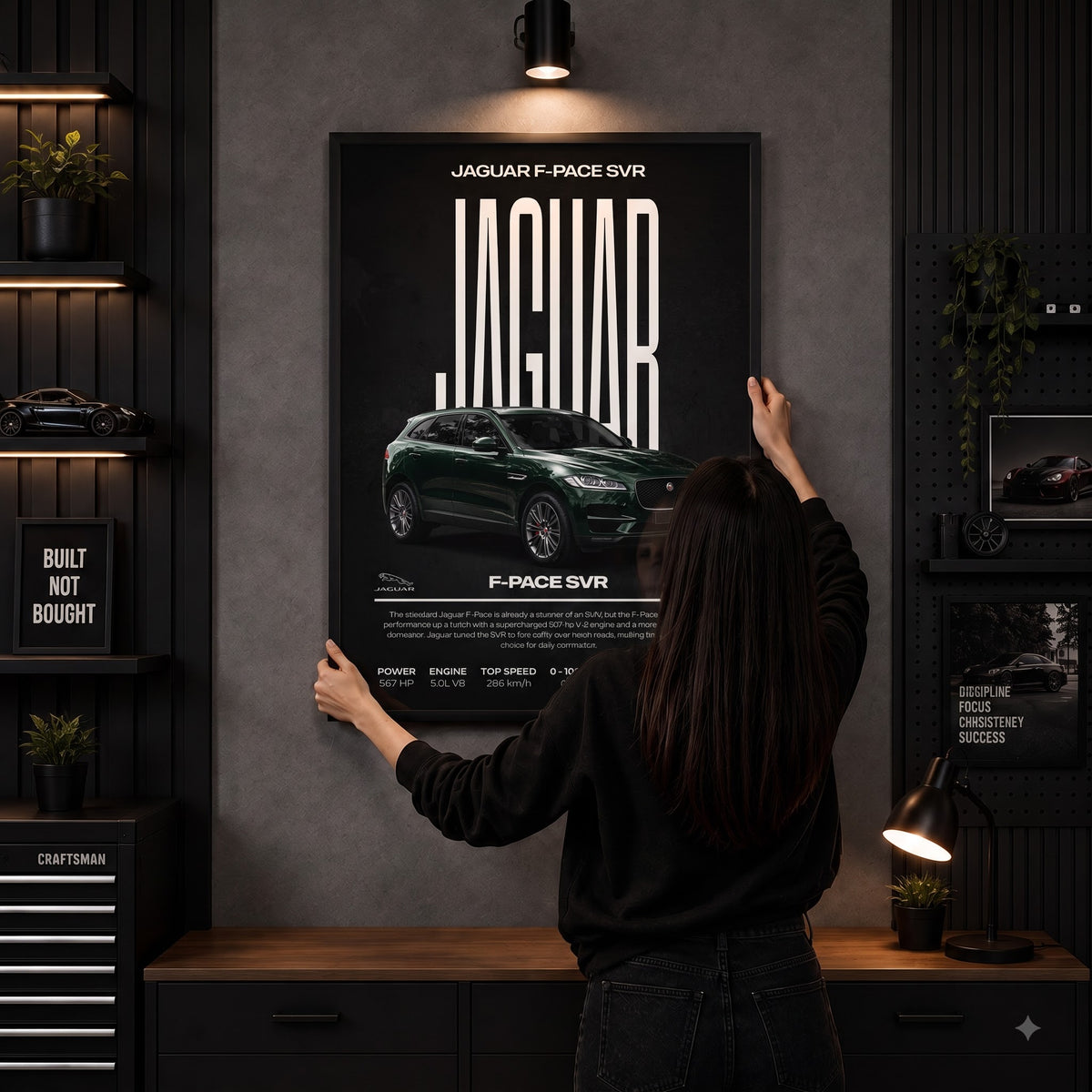 Jaguar F Pace | Wall Frame
