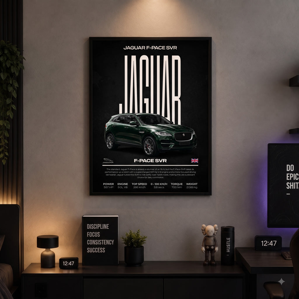 Jaguar F Pace | Wall Frame