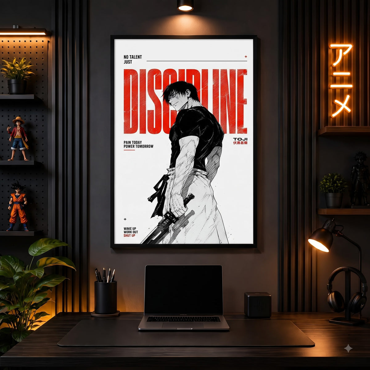 Toji Fushiguro – Premium Wall Frame