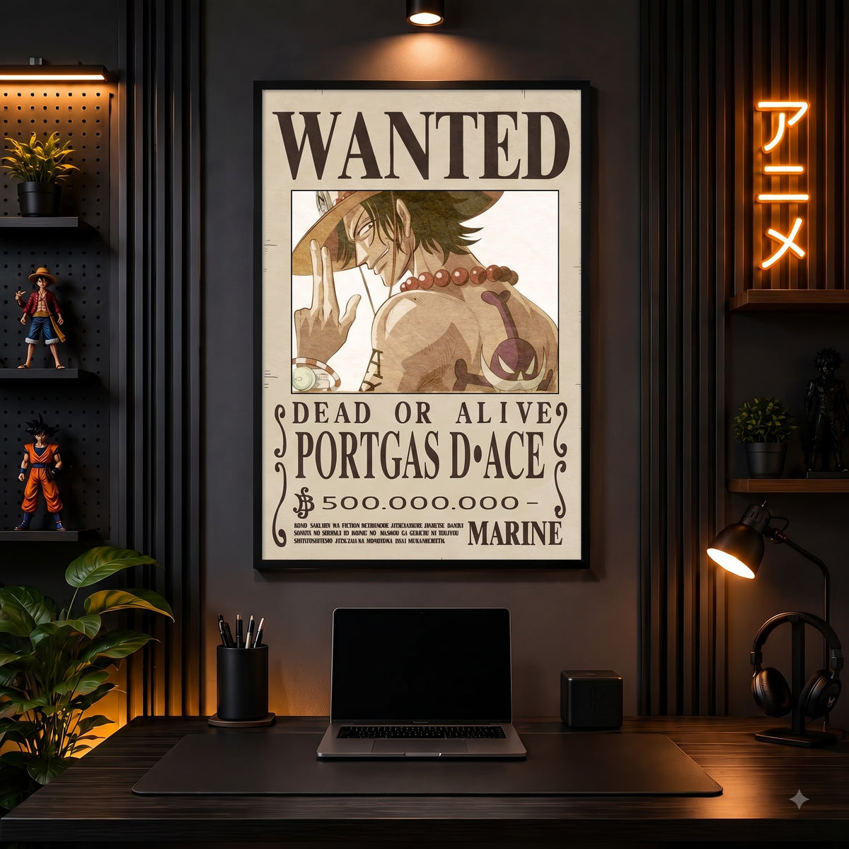 Ace Wanted – Premium Wall Frame