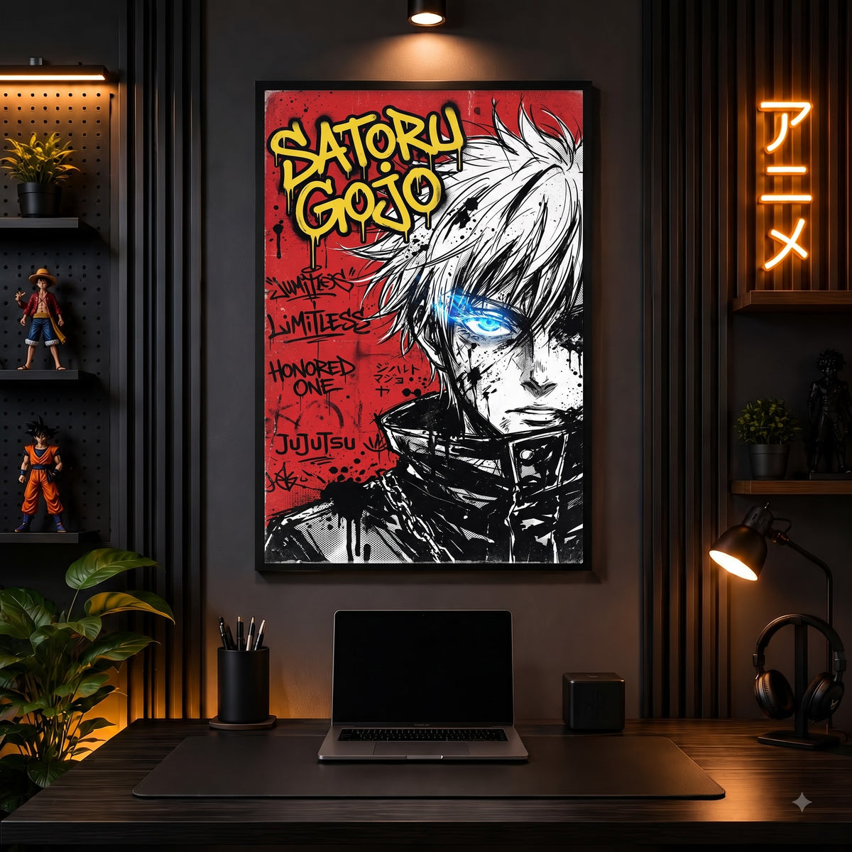 Satoru Gojo Limitless – Premium Wall Frame