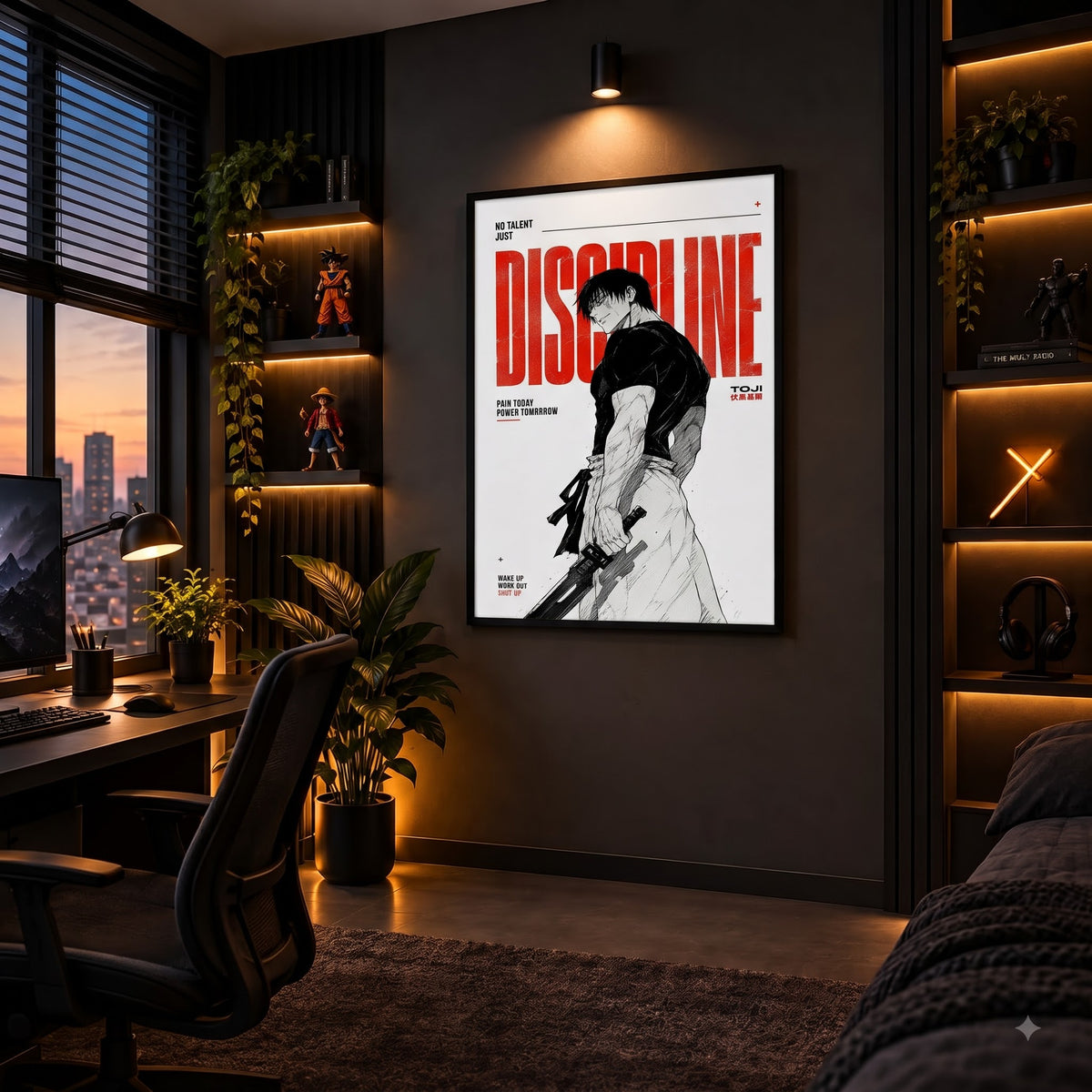 Toji Fushiguro – Premium Wall Frame