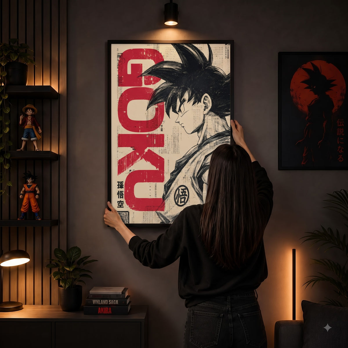 Goku Saiyan Legacy – Premium Wall Frame