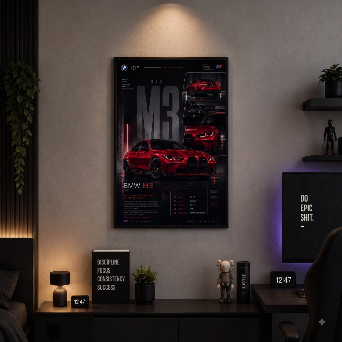 BMW M3 G80 — Ultimate Performance Wall Frame