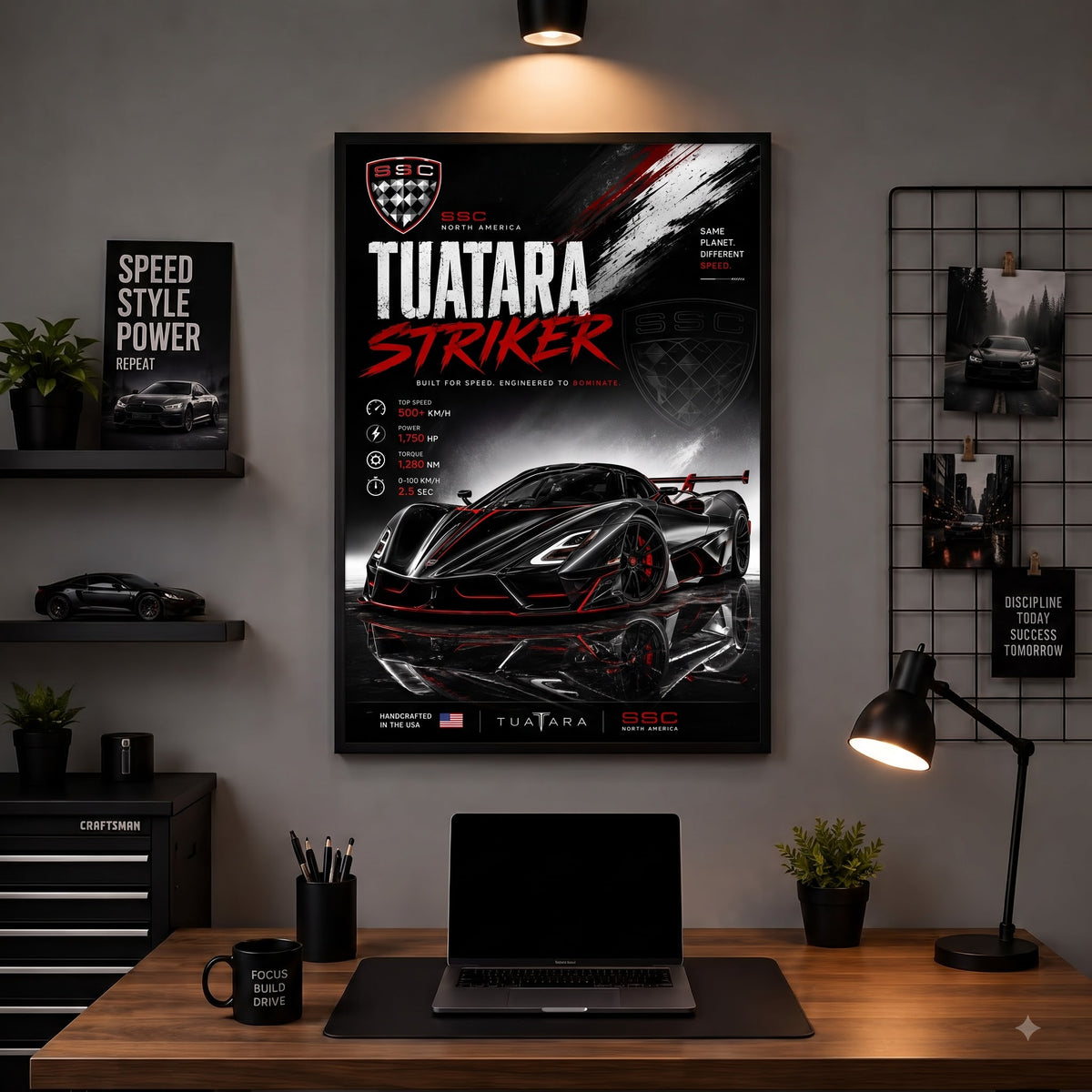 SSC Tuatara Hyper Beast Wall Frame