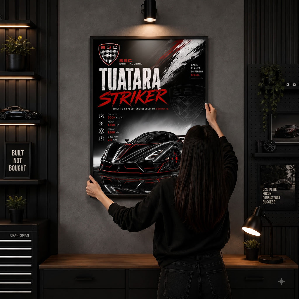 SSC Tuatara Hyper Beast Wall Frame