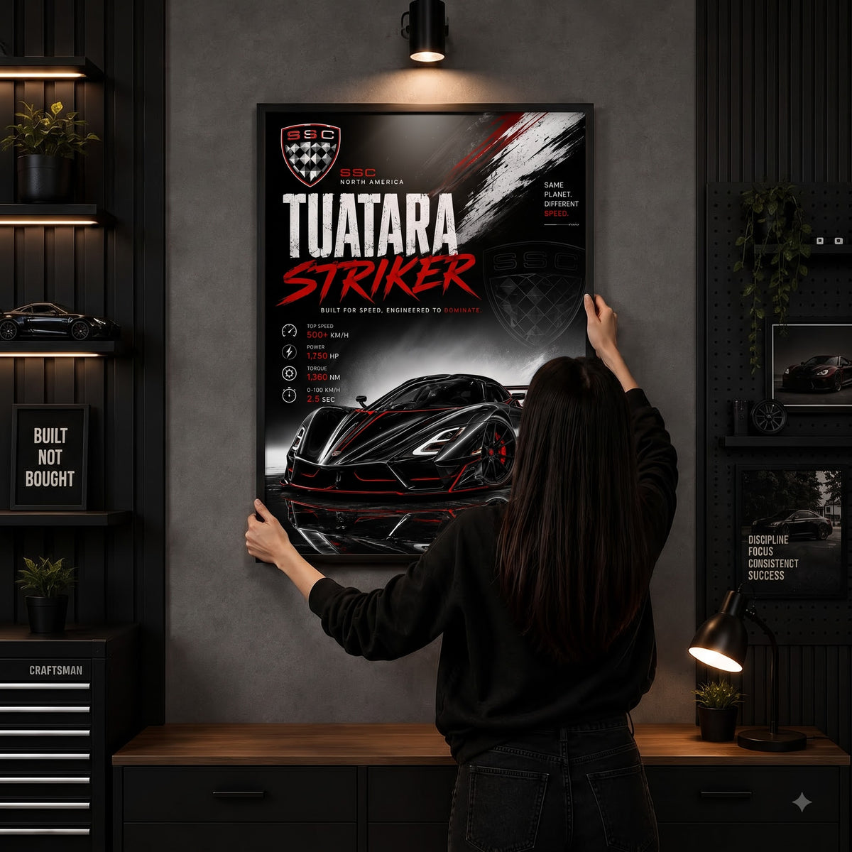SSC Tuatara Hyper Beast Wall Frame