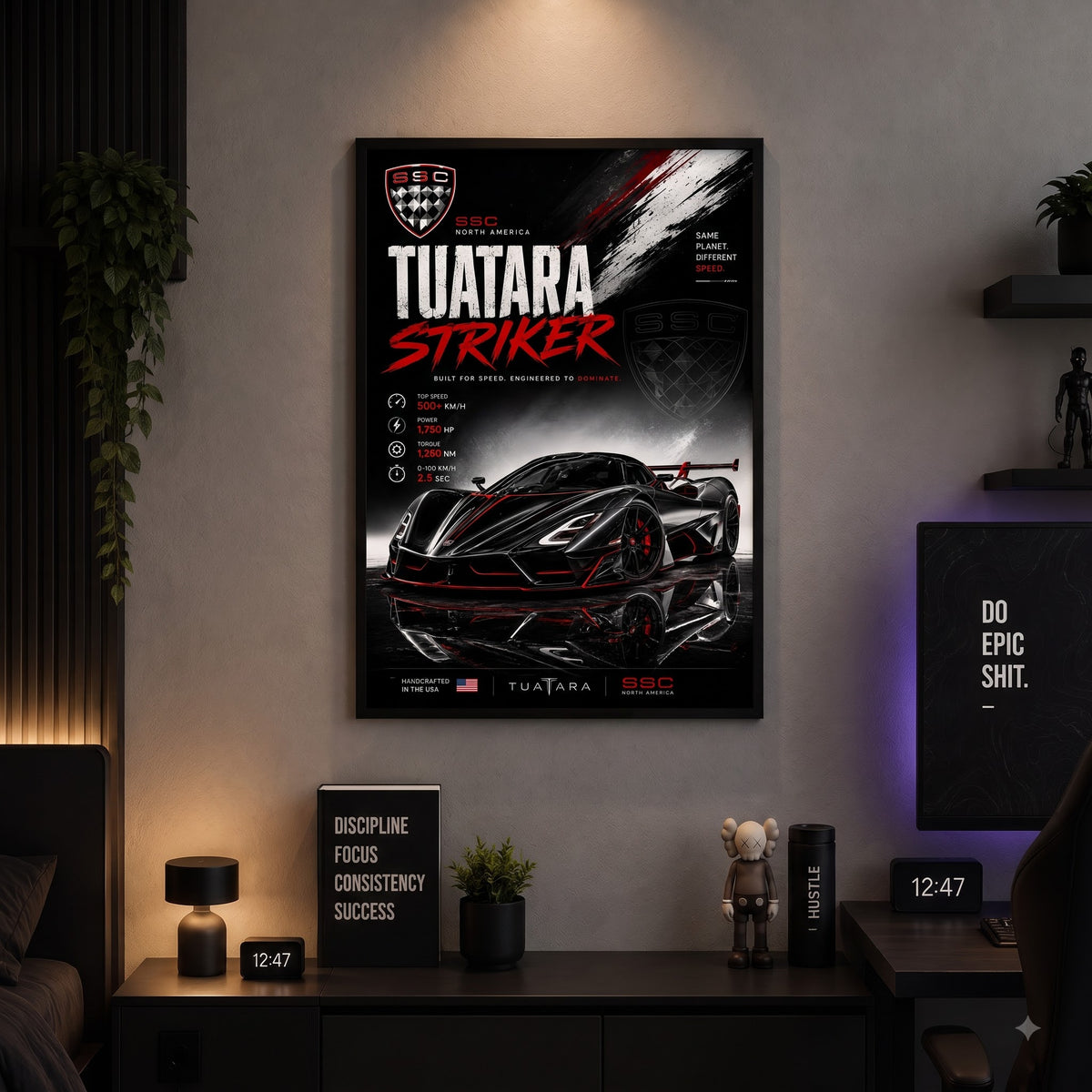 SSC Tuatara Hyper Beast Wall Frame