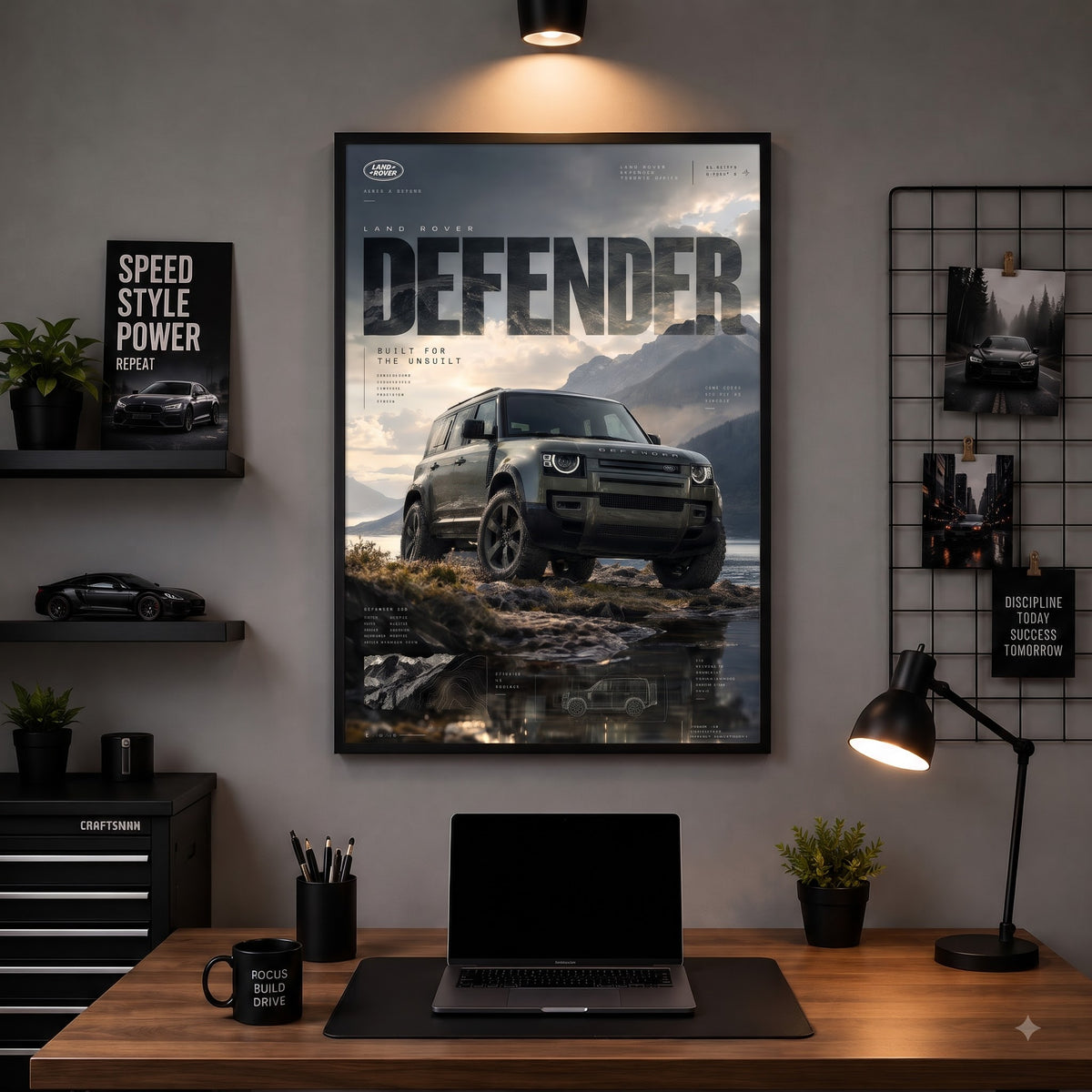 Land Rover Defender — Built for the Untamed Wall Frame