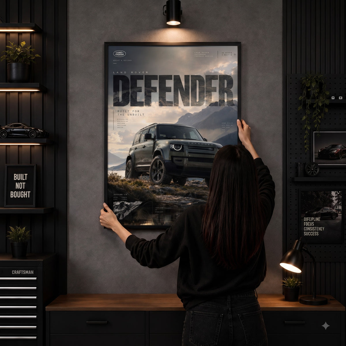 Land Rover Defender — Built for the Untamed Wall Frame