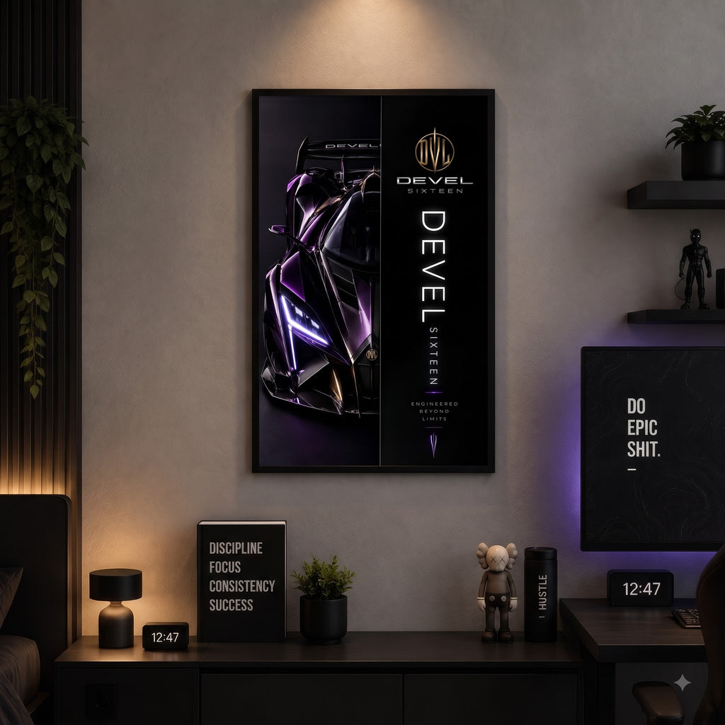 Devel Sixteen — Beyond Limits Wall Frame