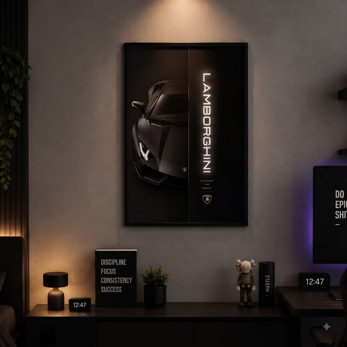 Lamborghini Huracán — Unleash the Beast Wall Frame