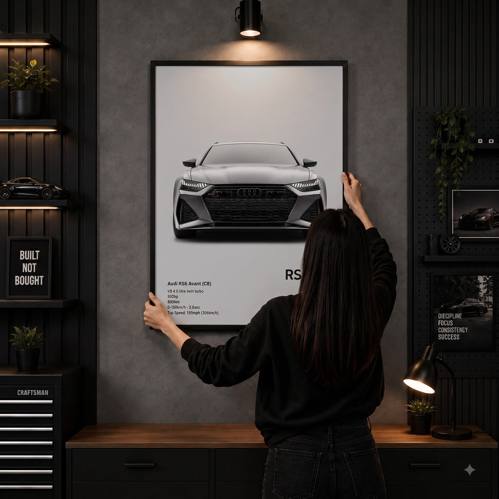 Audi RS6 Avant Twin-Turbo Wall Frame