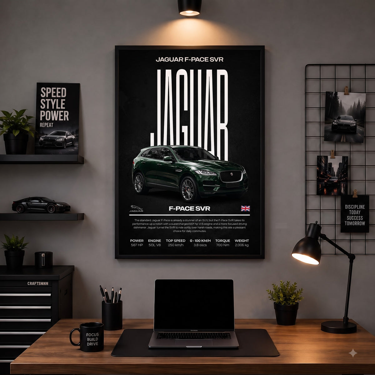 Jaguar F Pace | Wall Frame