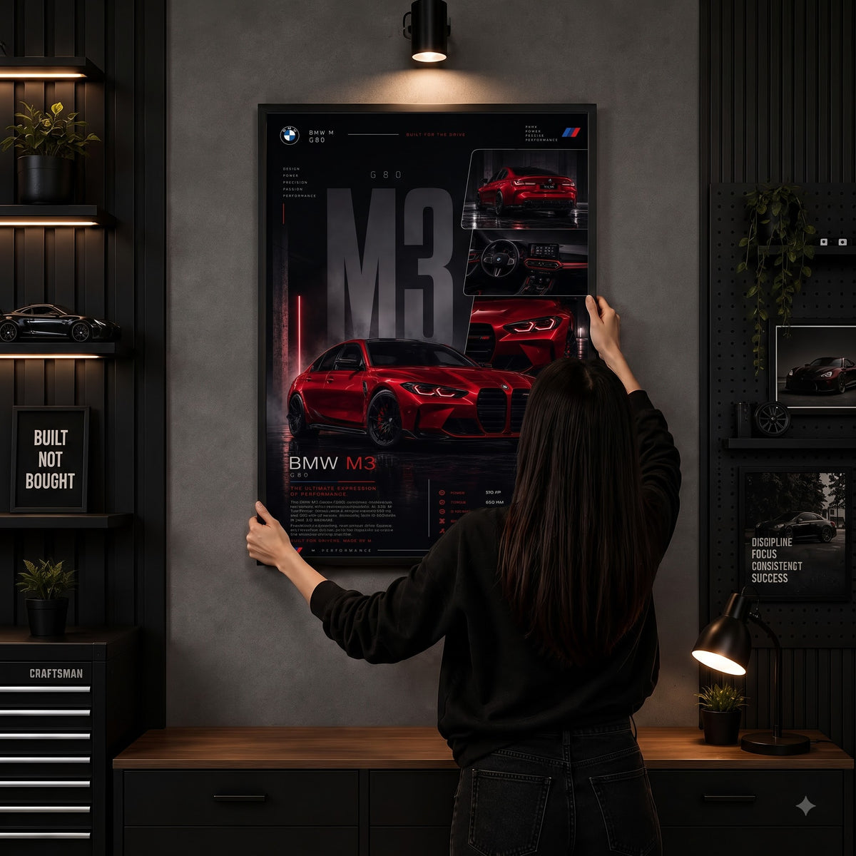 BMW M3 G80 — Ultimate Performance Wall Frame