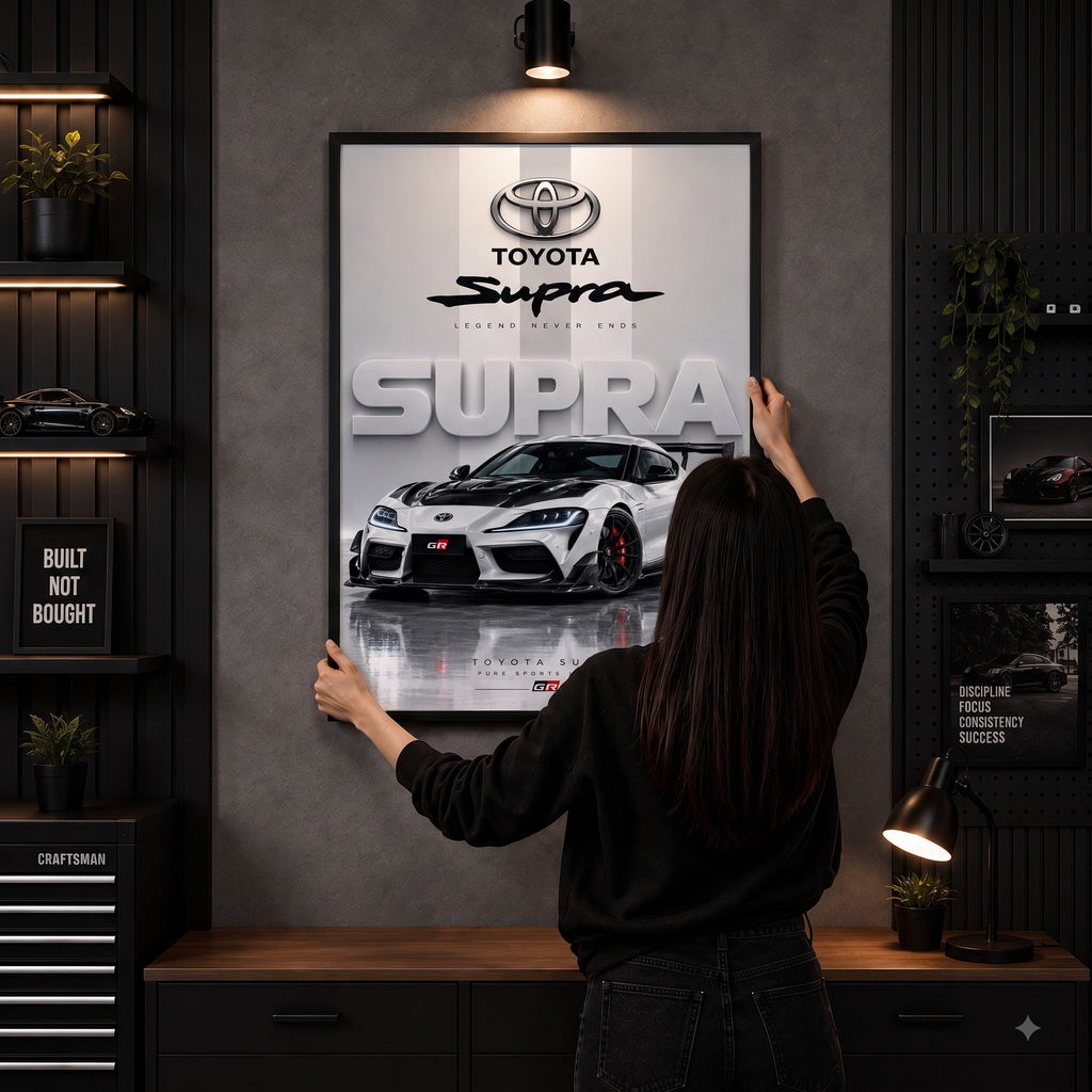 Toyota Supra Legendary Racer Wall Frame