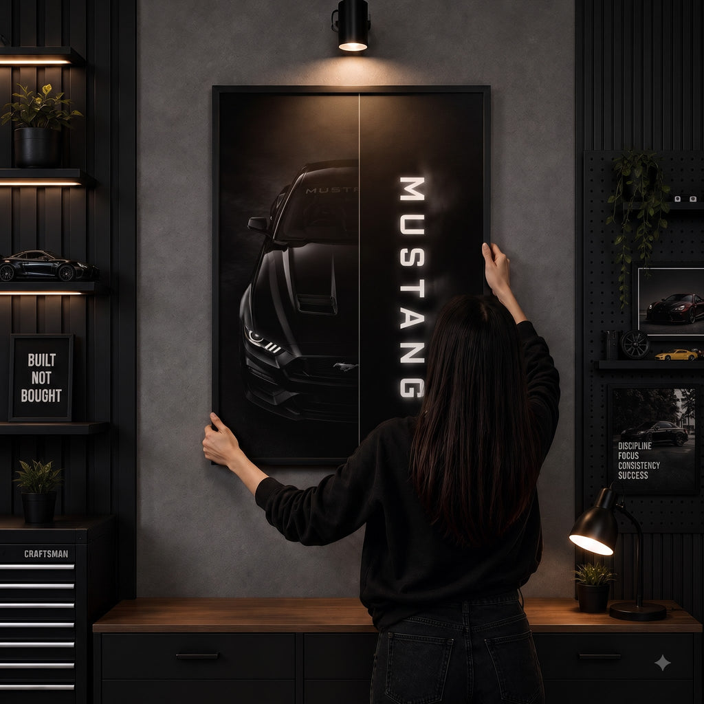 Ford Mustang — Born to Dominate Wall Frame
