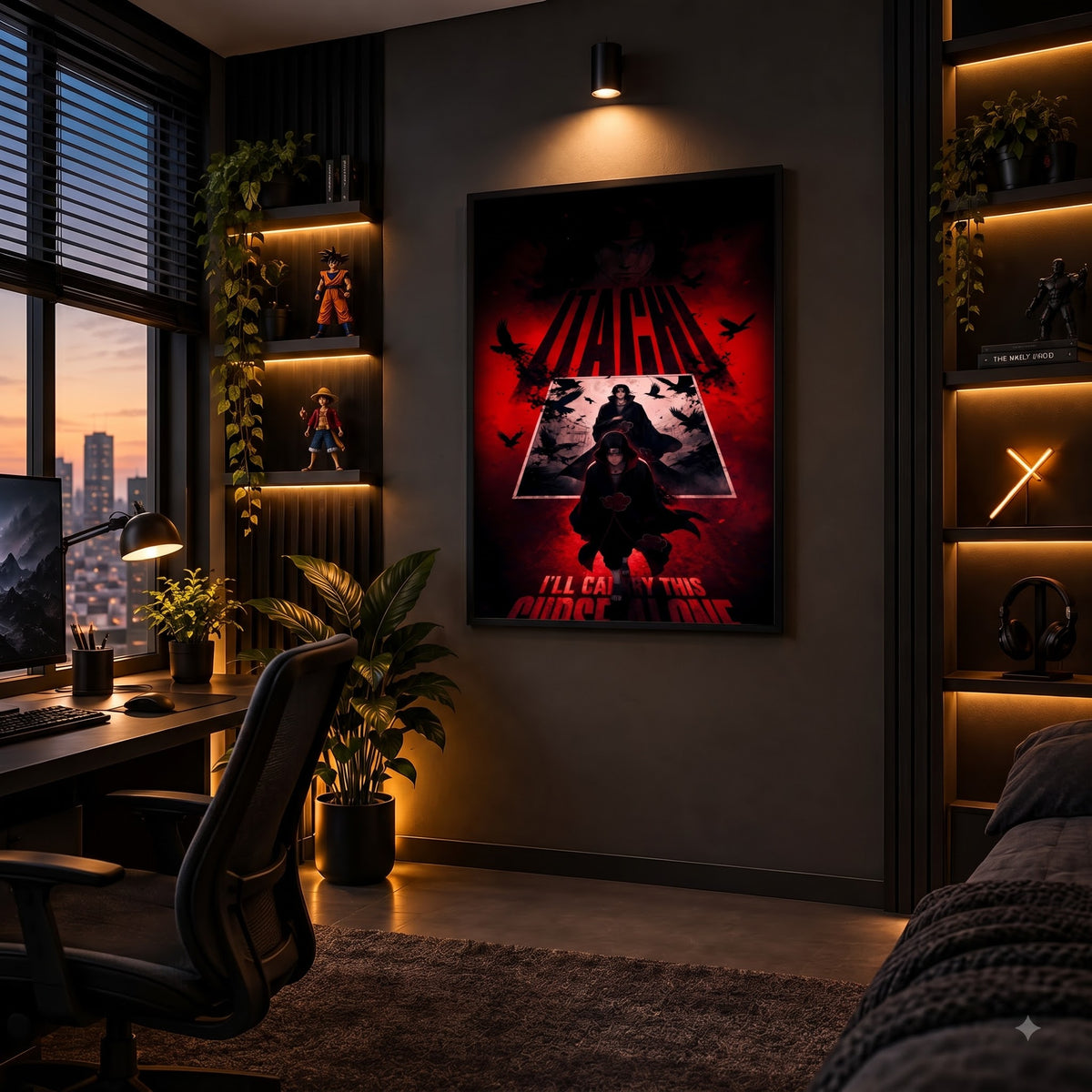 Itachi Dark Legacy – Premium Wall Frame