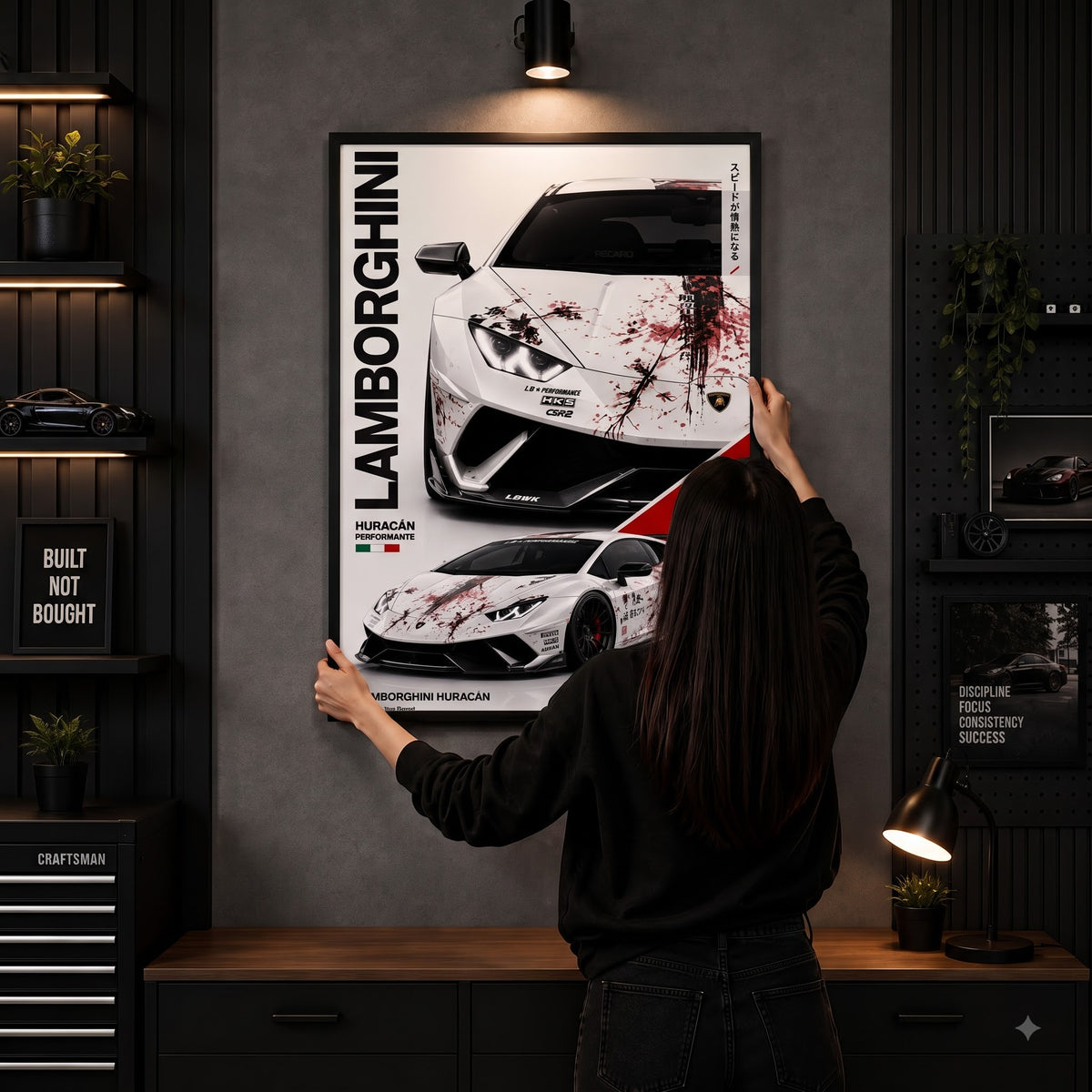 Lamborghini Huracán — Pure Italian Power Wall Frame