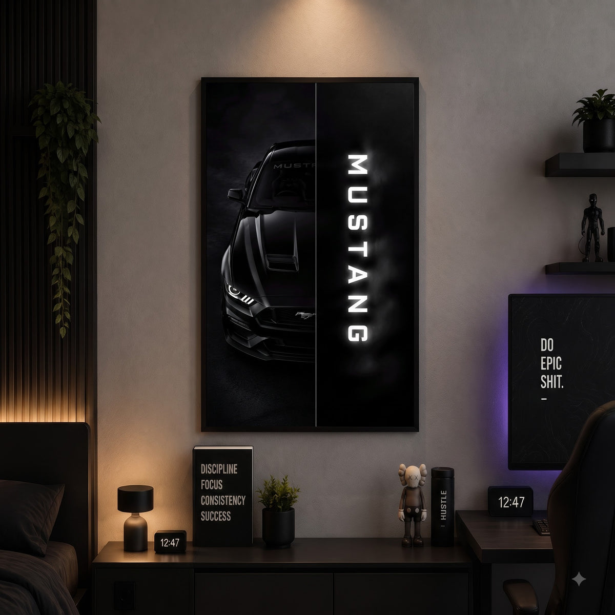 Ford Mustang — Born to Dominate Wall Frame