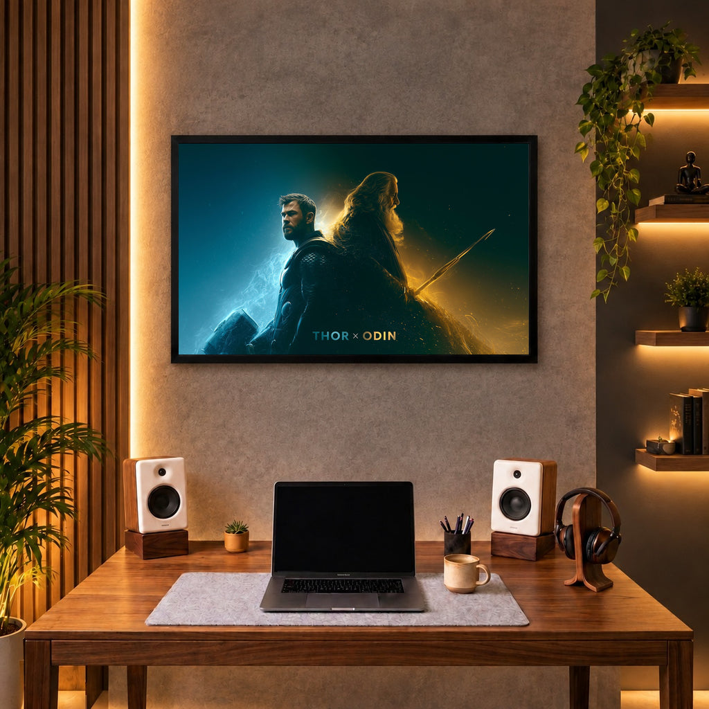 Thor × Odin – Legacy of Asgard Wall Frame