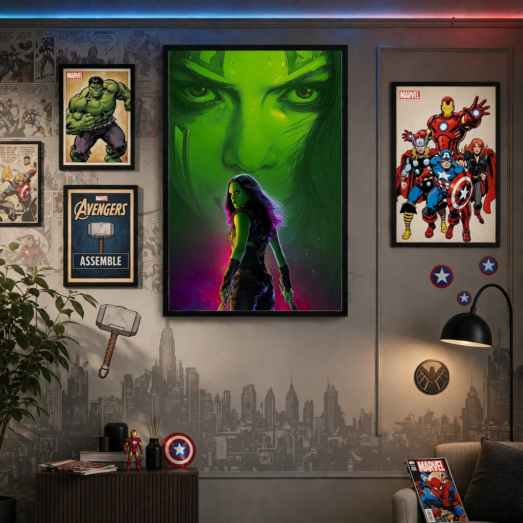 Gamora: The Deadliest Woman in the Galaxy Wall Frame