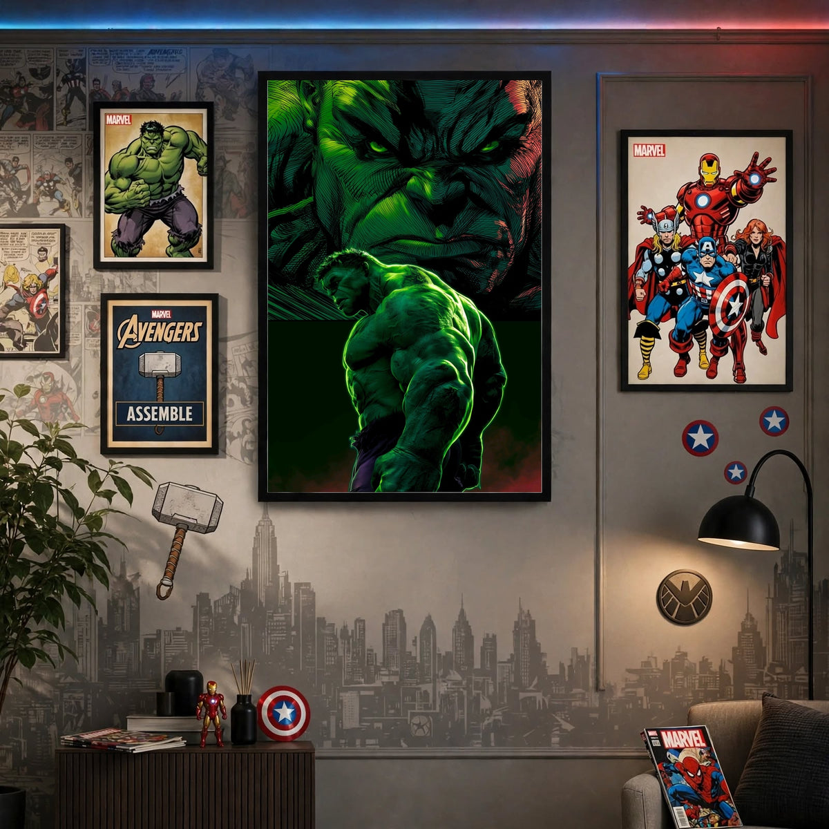 Hulk: Unleashed Rage Wall Frame
