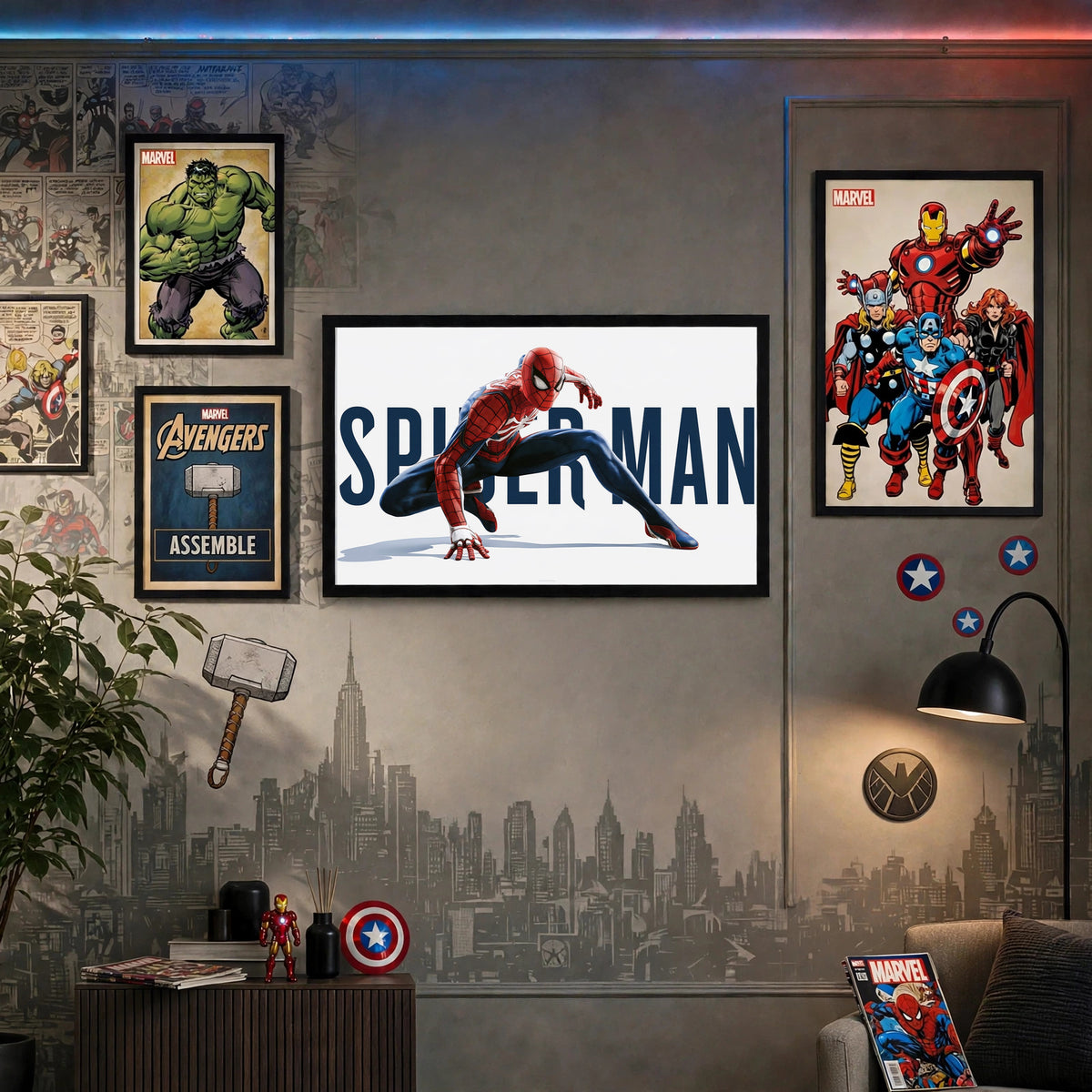 Spider-Man – The Amazing Hero Wall Frame