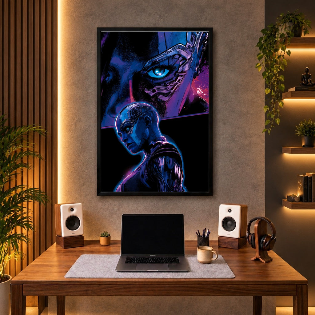 Nebula: Cosmic Fury Wall Frame