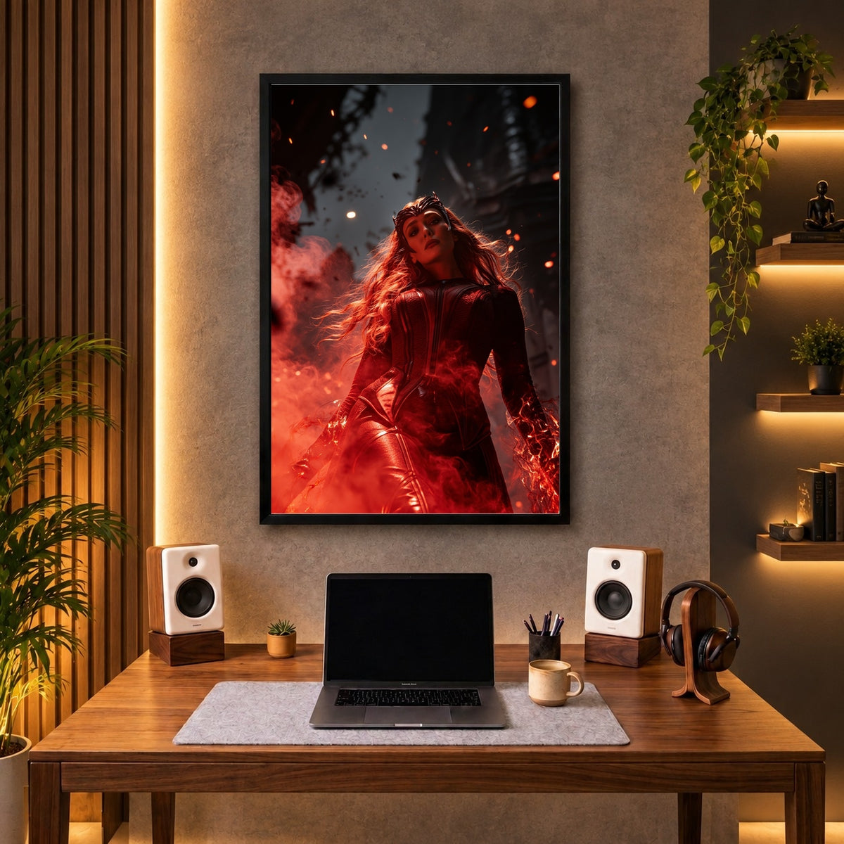 Scarlet Witch — The Scarlet Chaos Wall Frame