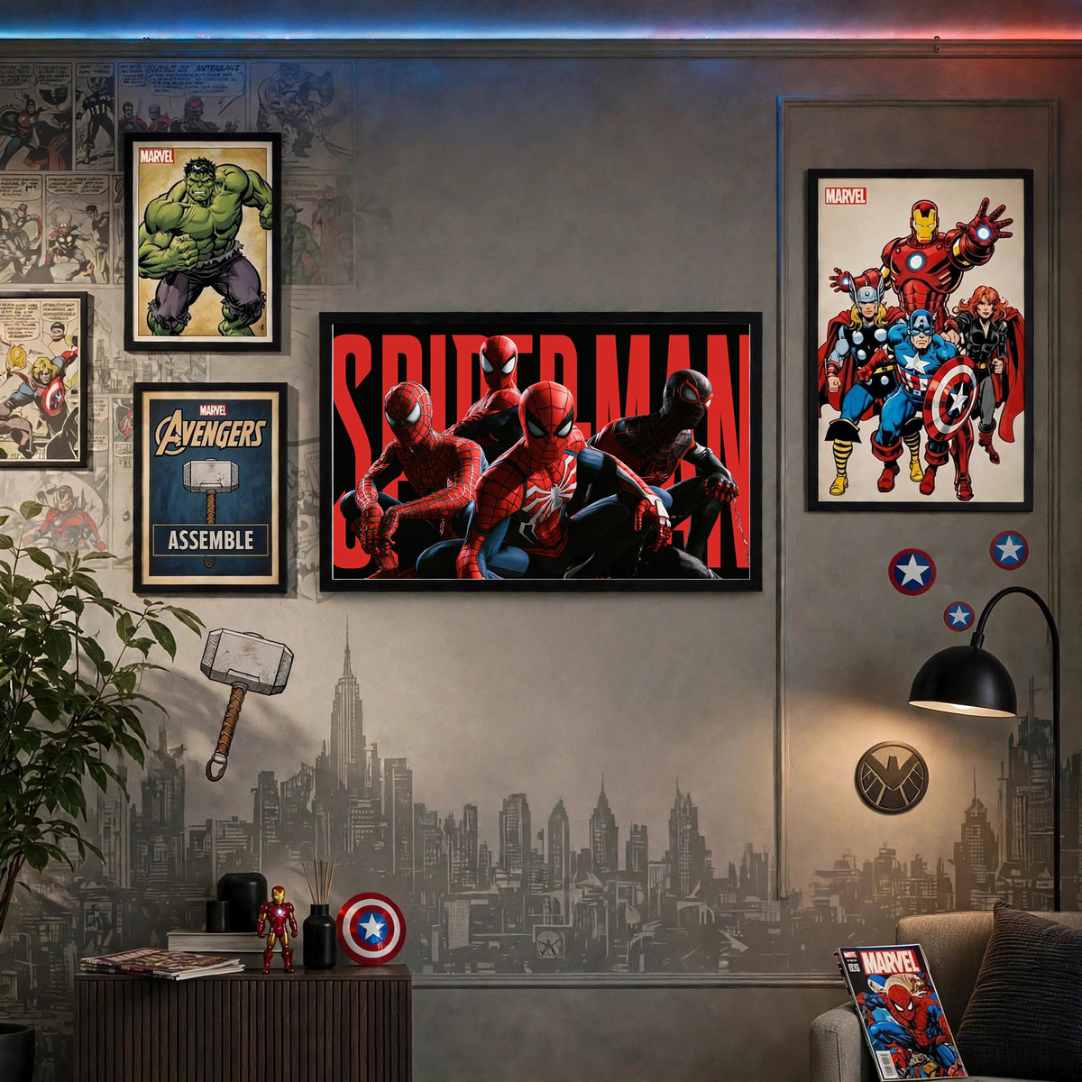 Spider-Verse – Legacy of the Spider-Men Wall Frame
