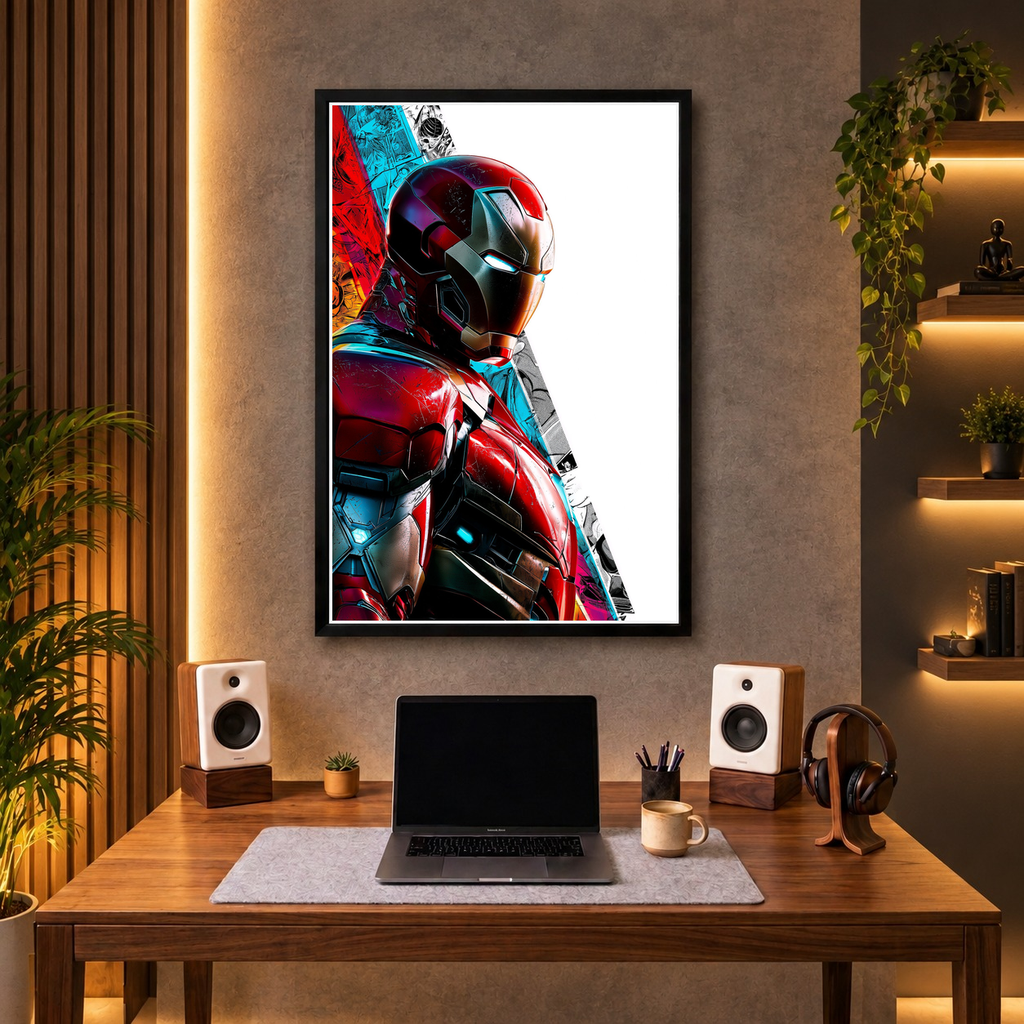 Iron Man — The Invincible Genius Wall Frame