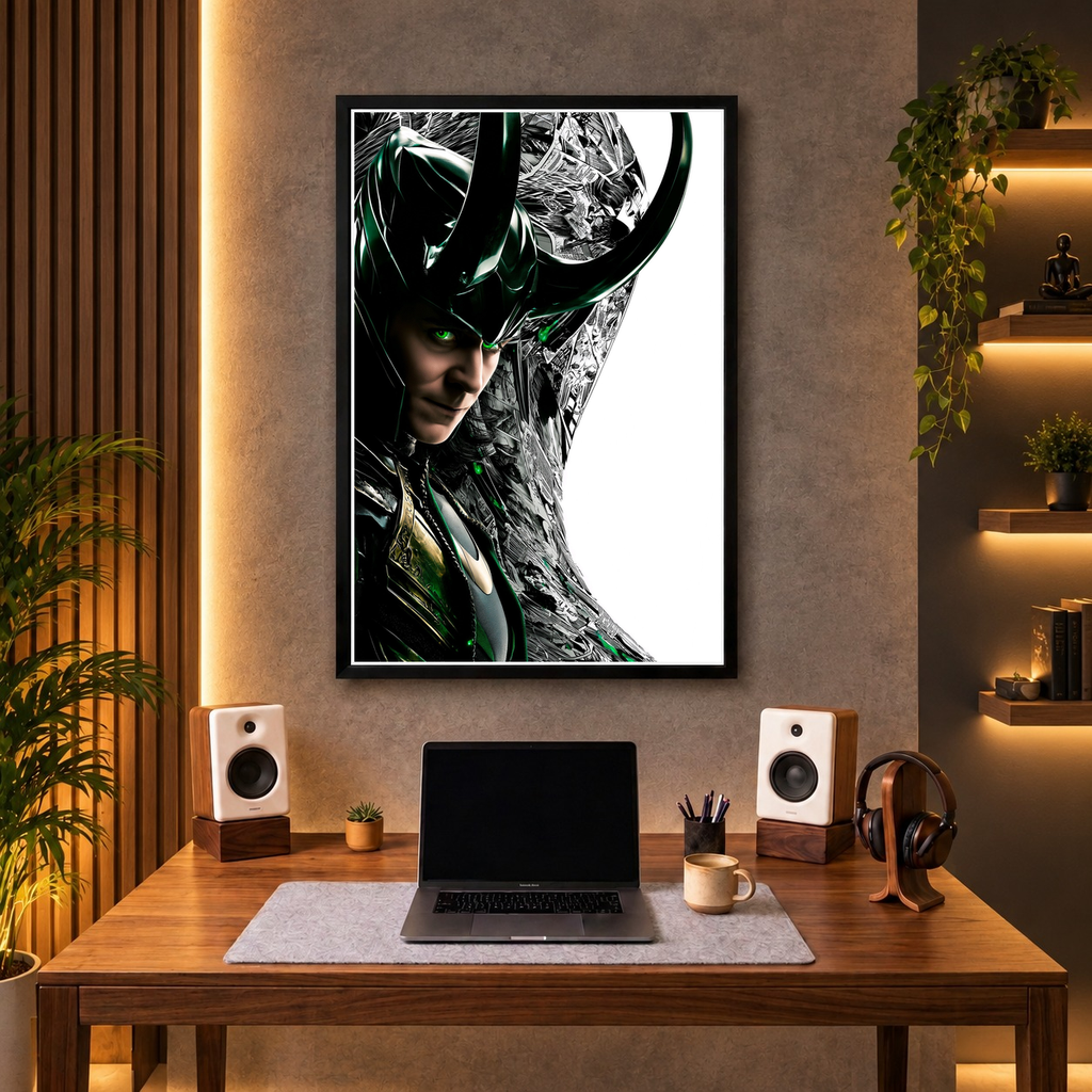 Loki — God of Mischief Wall Frame